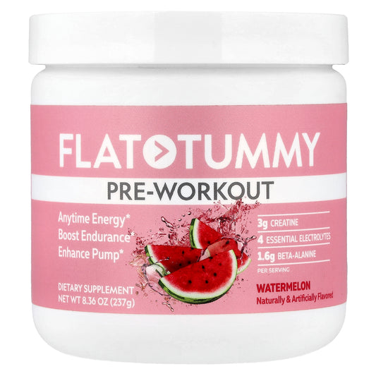 Flat Tummy, Pre-Workout, Watermelon, 8.36 oz (237 g)