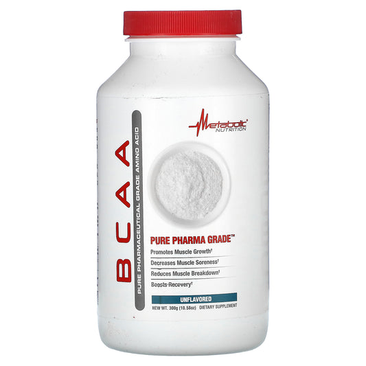 Metabolic Nutrition, BCAA, Unflavored , 10.58 oz (300 g)