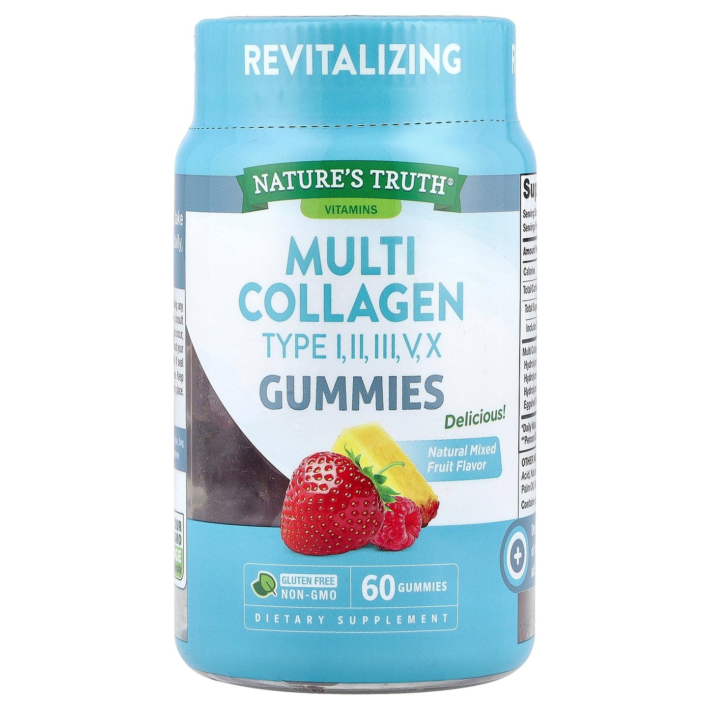 Nature's Truth, Multi Collagen Gummies, Natural Mixed Fruit, 60 Gummies