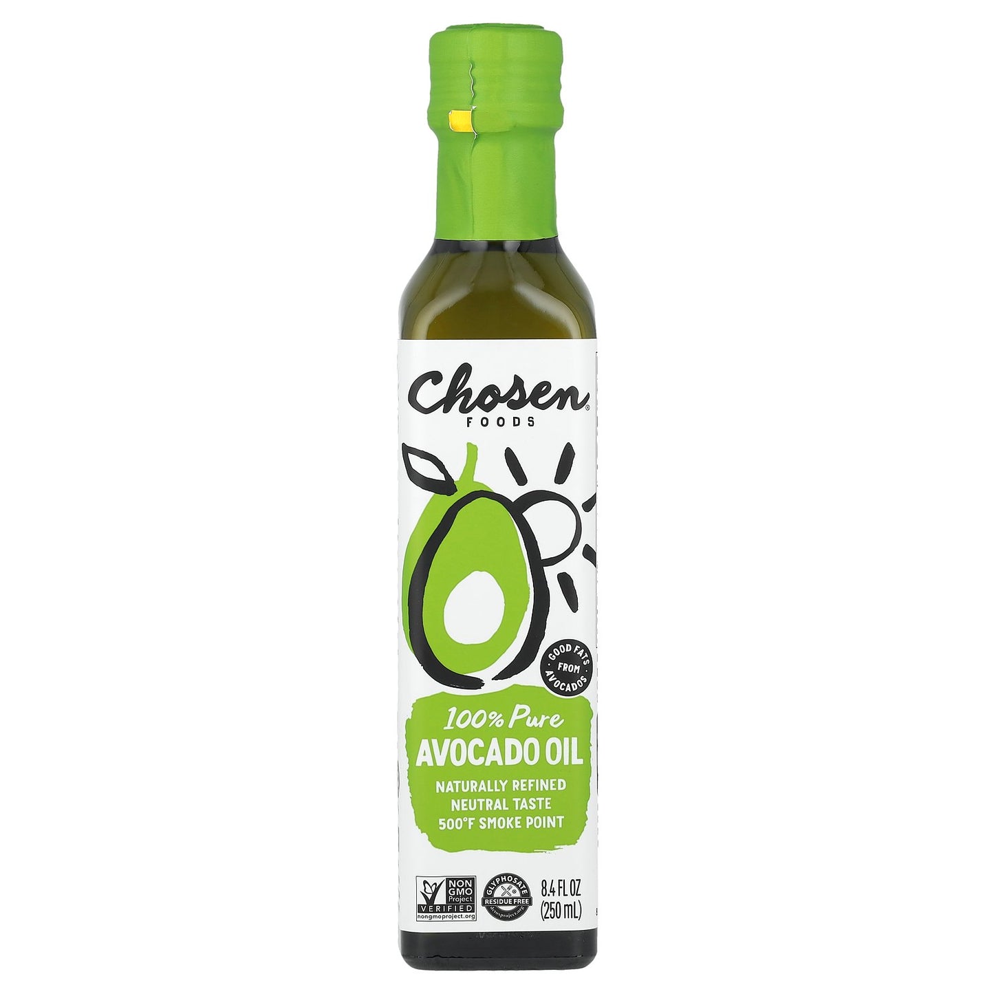 Chosen Foods, 100% Pure Avocado Oil, 8.4 fl oz (250 ml)