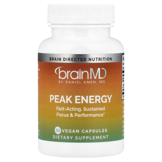BrainMD, Peak Energy, 30 Vegan Capsules
