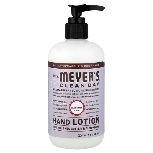 Mrs. Meyers Clean Day, Hand Lotion, Lavender, 12 fl oz (354 ml)
