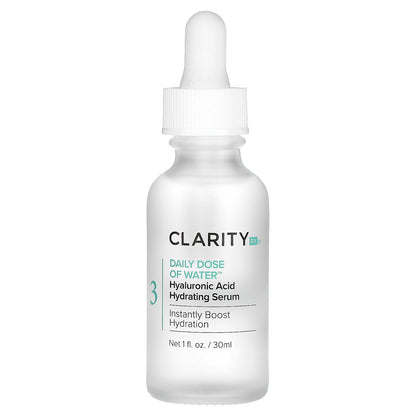 ClarityRx, Daily Dose of Water, Hyaluronic Acid Hydrating Serum , 1 fl oz (30 ml)