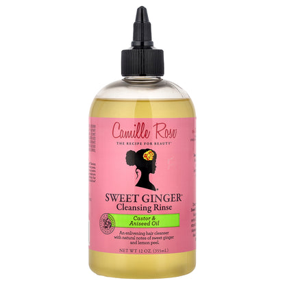 Camille Rose, Sweet Ginger®, Cleansing Rinse, Castor & Aniseed Oil, 12 oz (355 ml)