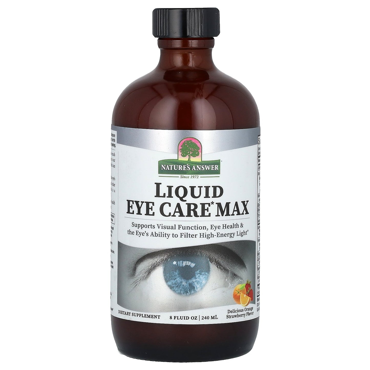 Nature's Answer, Liquid Eye Care Max, Delicious Orange Strawberry, 8 fl oz (240 ml)