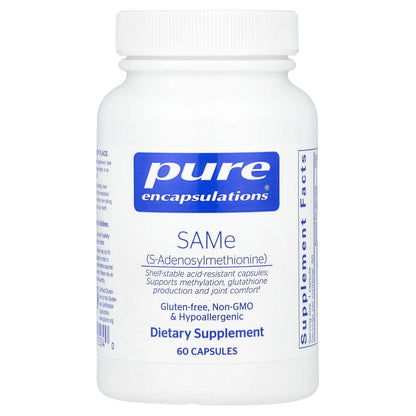 Pure Encapsulations, SAMe (S-Adenosylmethionine), 60 Capsules