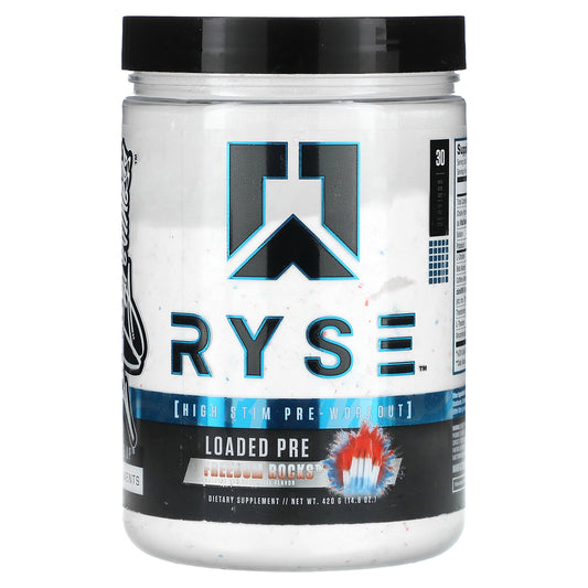 RYSE, Loaded Pre, Freedom Rocks, 14.8 oz (420 g)