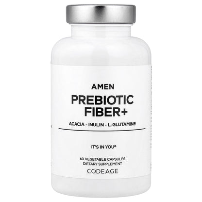 Codeage, Amen Prebiotic Fiber+, 60 Vegetable Capsules