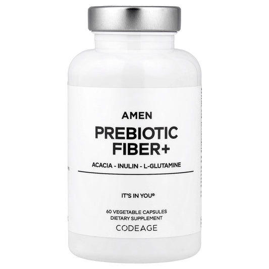 Codeage, Amen Prebiotic Fiber+, 60 Vegetable Capsules