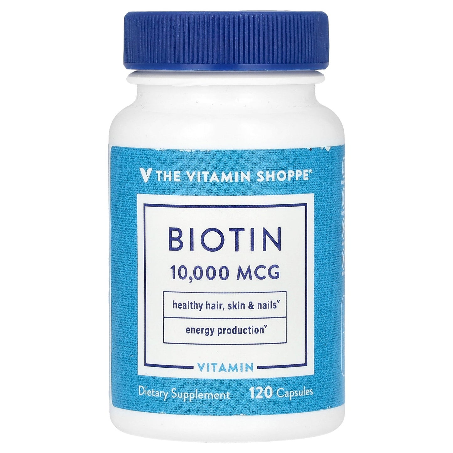 The Vitamin Shoppe, Biotin, 10,000 mcg, 120 Capsules