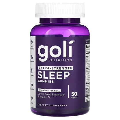 Goli Nutrition, Sleep, Extra Strength, 50 Gummies