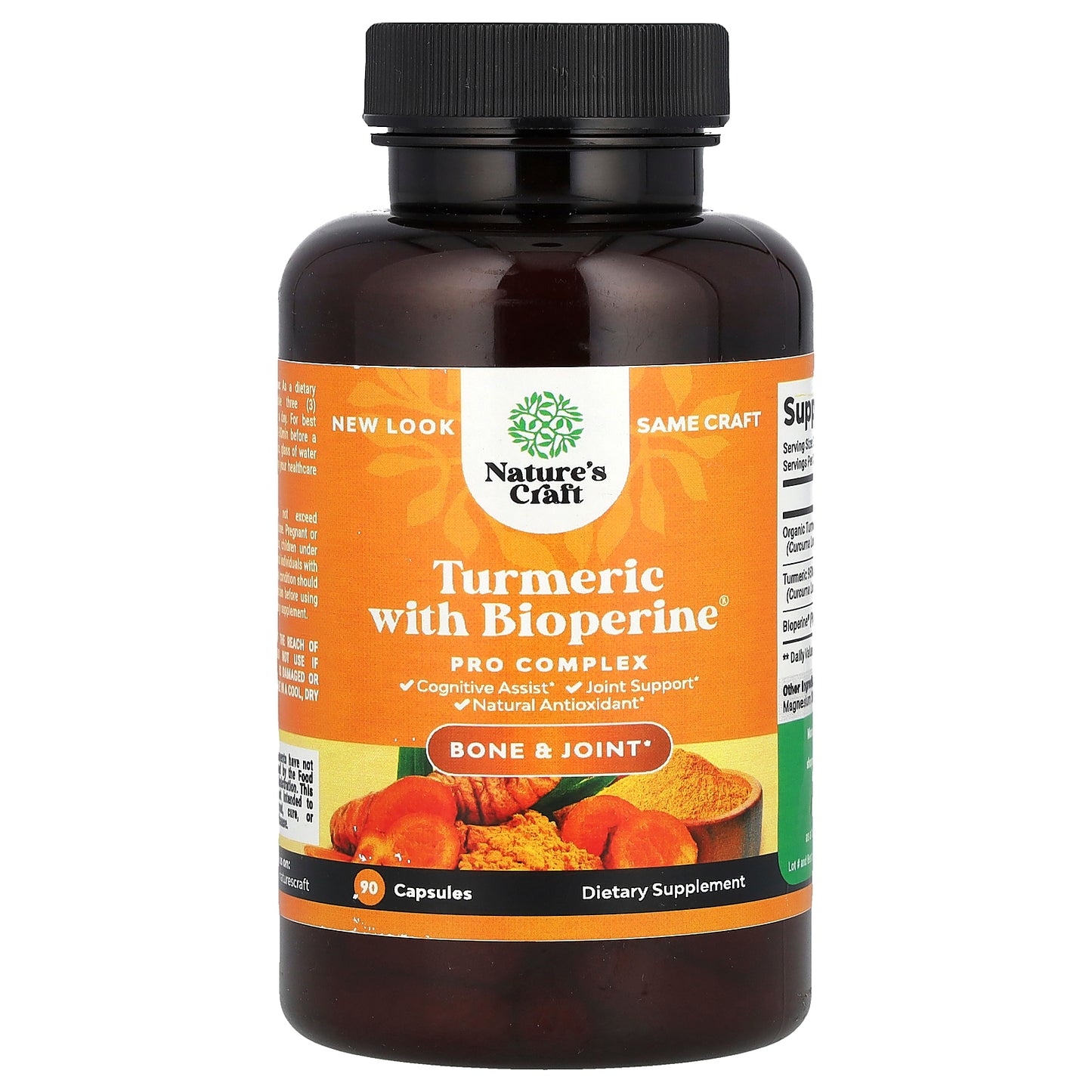 Nature's Craft, Turmeric With BioPerine®, 90 Capsules