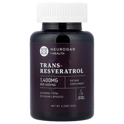 Neurogan Health, Trans-Resveratrol, 90 Vegan Capsules (700 mg per Capsule)