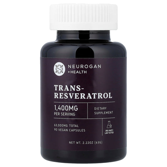 Neurogan Health, Trans-Resveratrol, 90 Vegan Capsules (700 mg per Capsule)