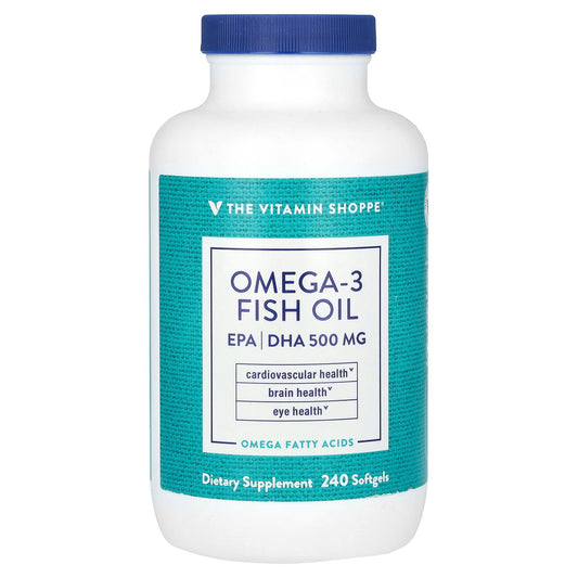 The Vitamin Shoppe, Omega-3 Fish Oil, 240 Softgels