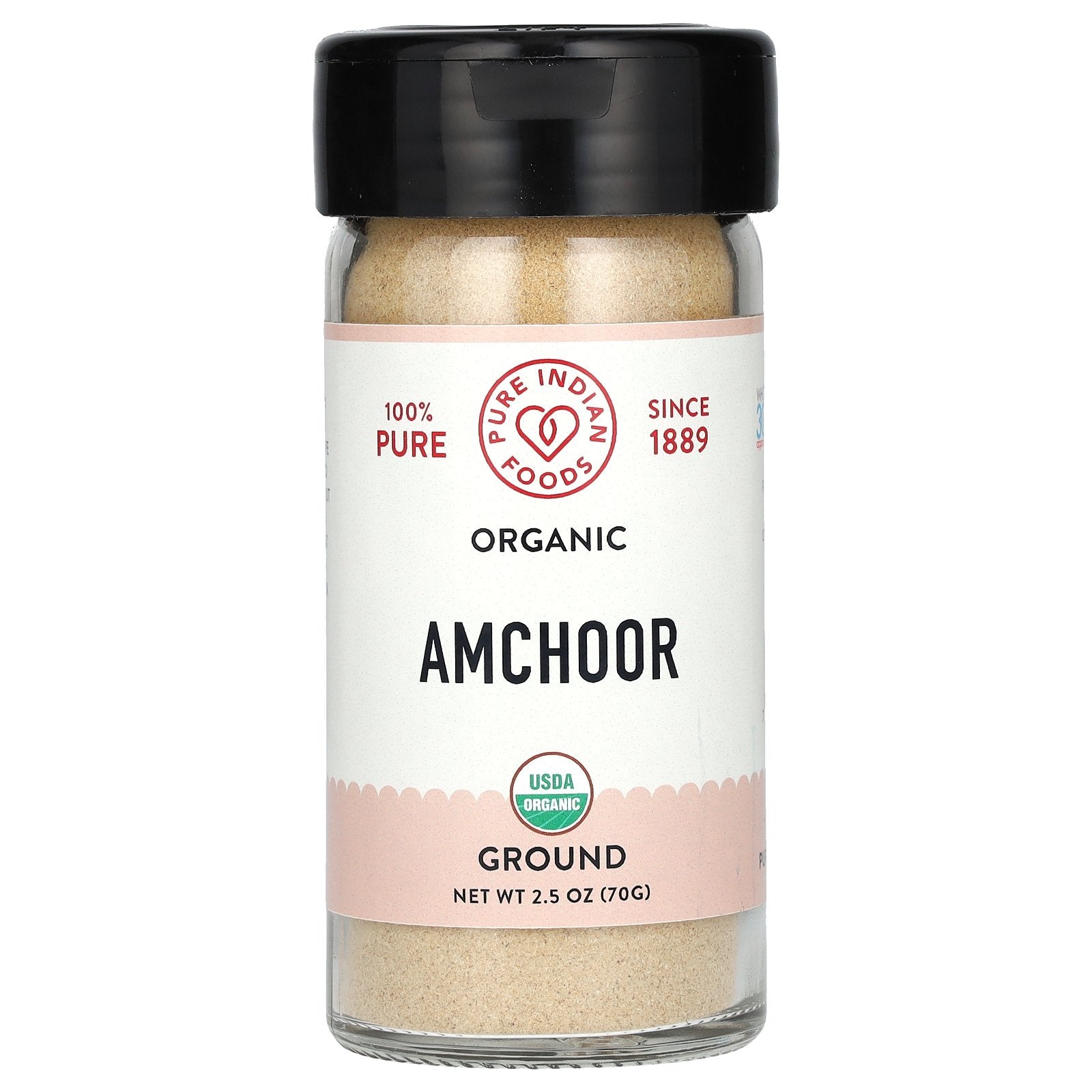 Pure Indian Foods, Organic Ground Amchoor, 2.5 oz (70 g)