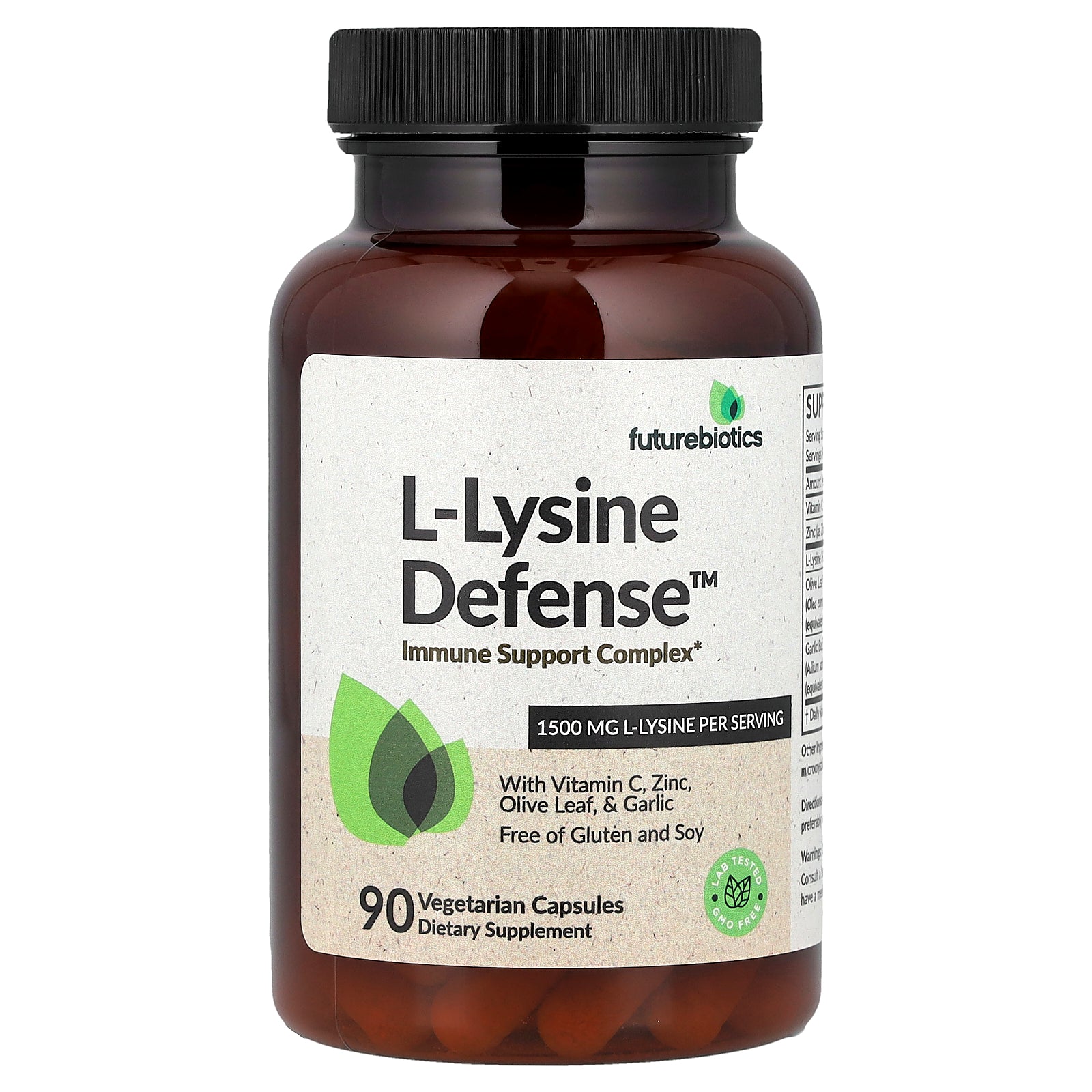 Futurebiotics, L-Lysine Defense™, 90 Vegetarian Capsules