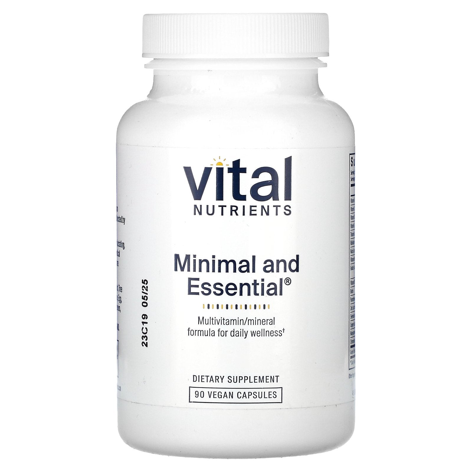 Vital Nutrients, Minimal and Essential, 90 Vegan Capsules