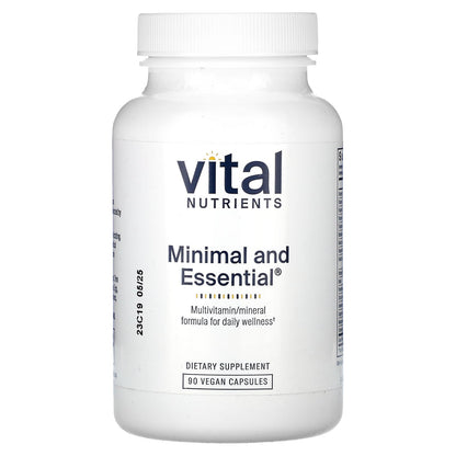 Vital Nutrients, Minimal and Essential, 90 Vegan Capsules