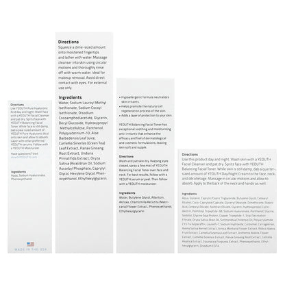 YEOUTH, Teen Skincare Set, 4 Piece Set