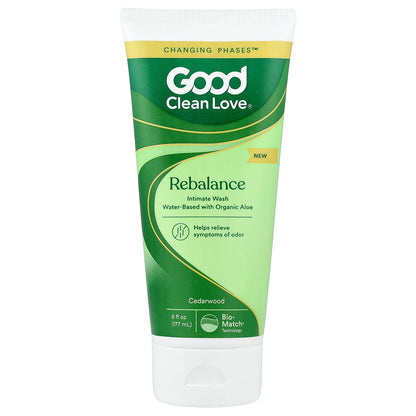 Good Clean Love, Rebalance, Intimate Wash, Cedarwood, 6 fl oz (177 ml)