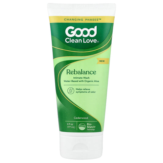 Good Clean Love, Rebalance, Intimate Wash, Cedarwood, 6 fl oz (177 ml)