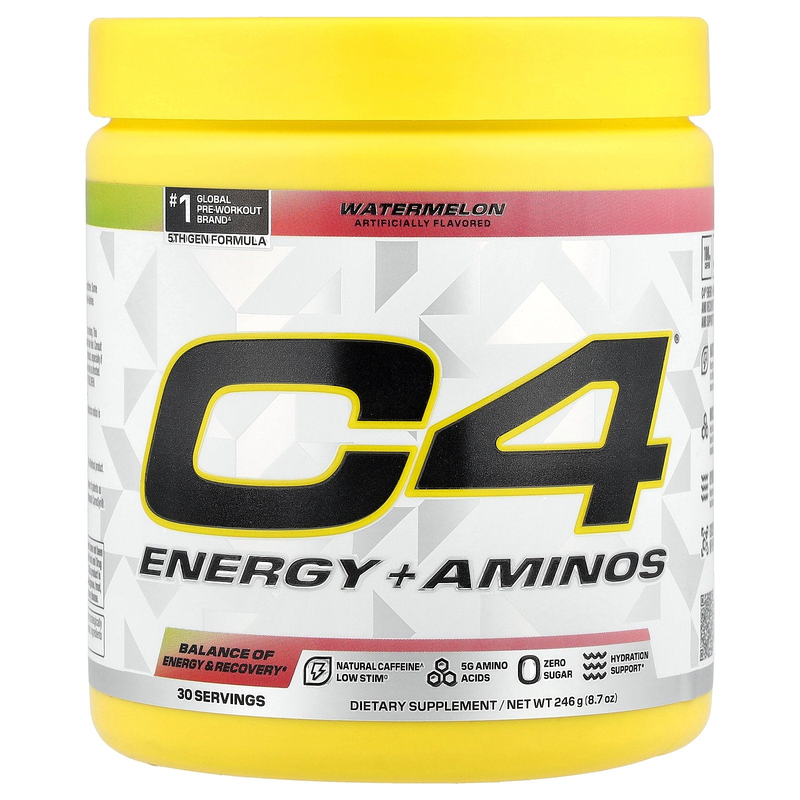 C4 / Cellucor, C4® Energy + Aminos, Watermelon, 8.7 oz (246 g)