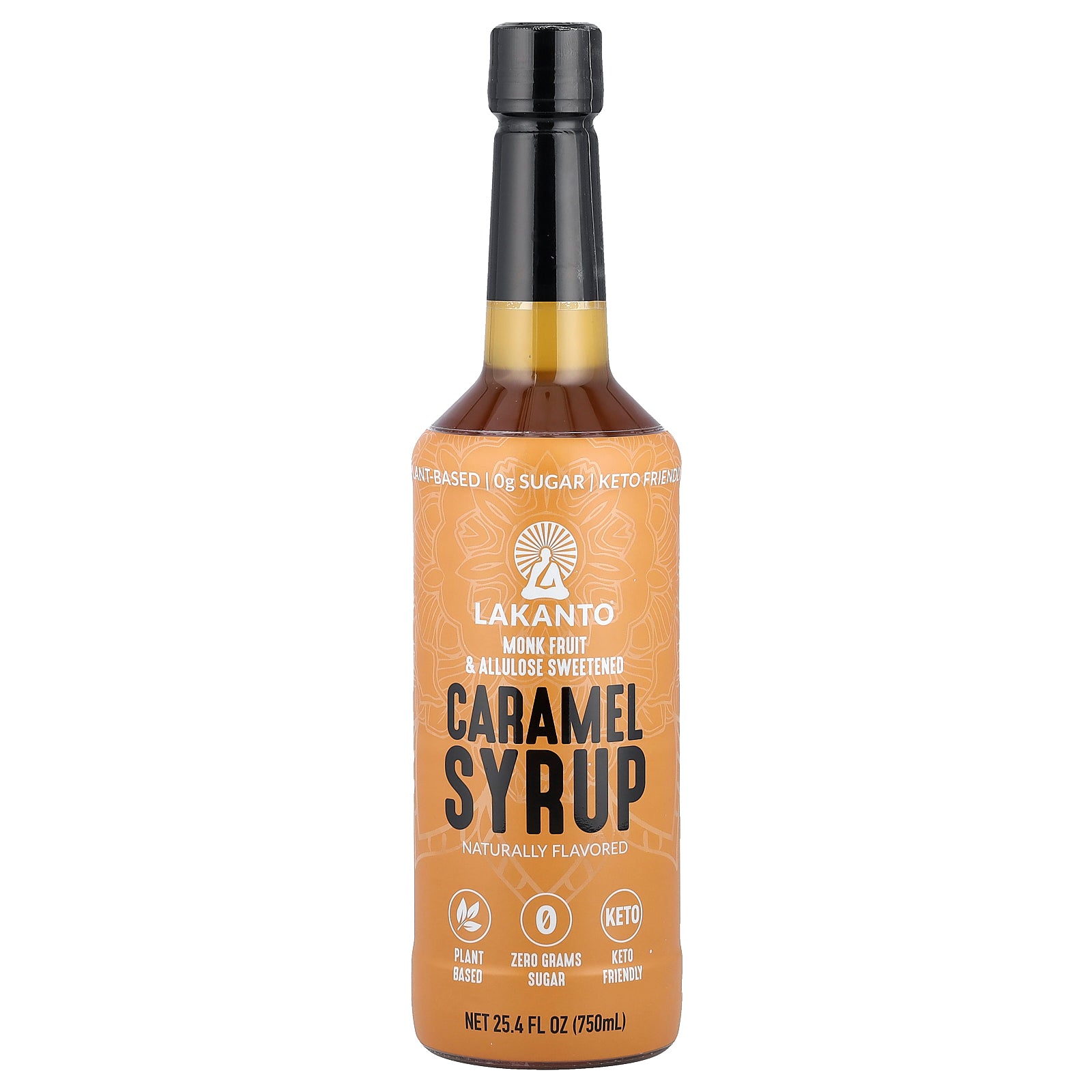 Lakanto, Caramel Syrup, 25.4 fl oz (750 ml)