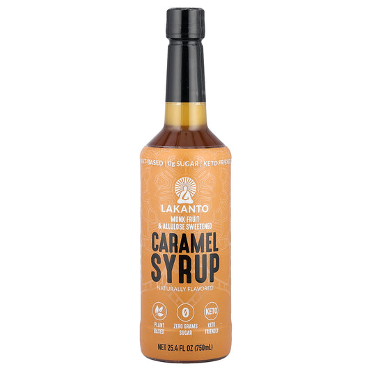 Lakanto, Caramel Syrup, 25.4 fl oz (750 ml)