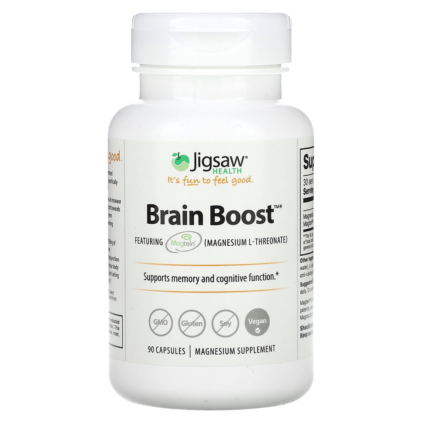 Jigsaw Health, Brain Boost, 90 Capsules