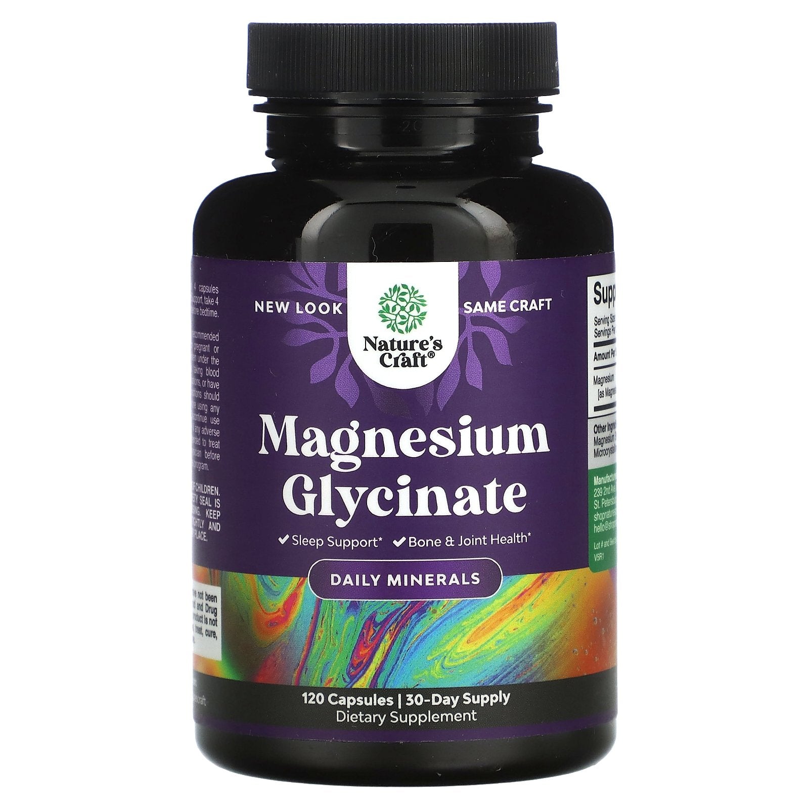 Nature's Craft, Magnesium Glycinate, 120 Capsules (100 mg per Capsule)