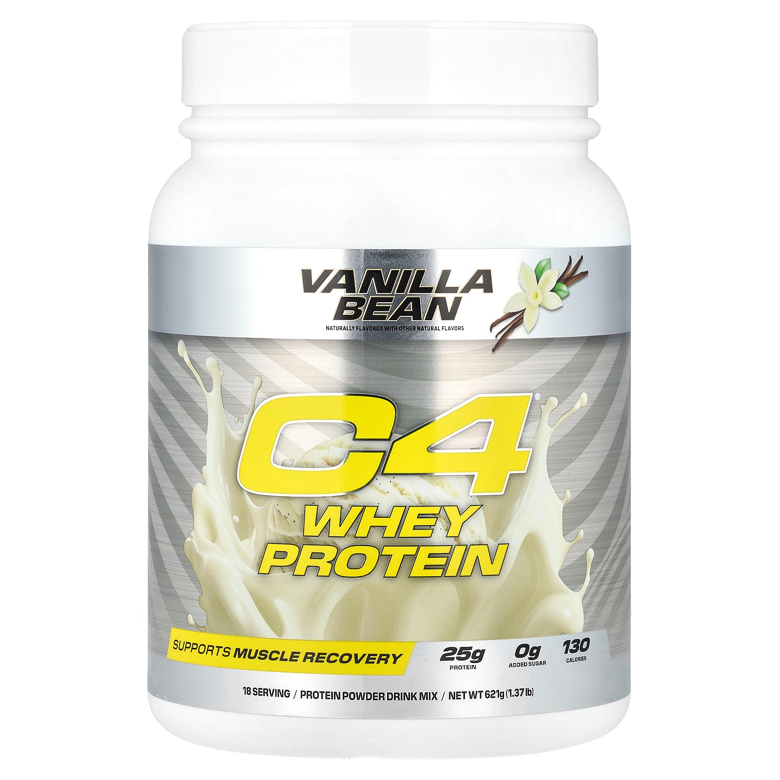 C4 / Cellucor, C4® Whey Protein, Vanilla Bean, 1.37 lb (624 g)
