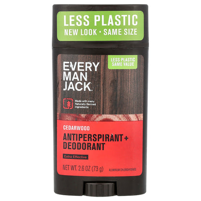 Every Man Jack, Antiperspirant + Deodorant, Cedarwood, 2.6 oz (73 g)