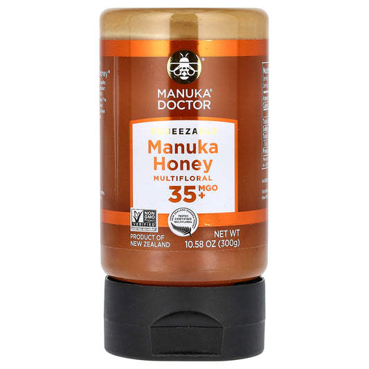 Manuka Doctor, Squeezable Multifloral Manuka Honey, MGO 35+, 10.58 oz (300 g)