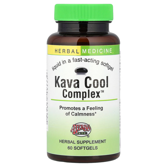 Herbs Etc., Kava Cool Complex™ , 60 Softgel