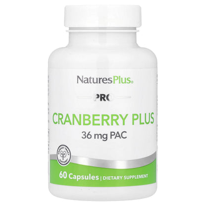 NaturesPlus, PRO Cranberry Plus, 60 Capsules (350 mg per Capsule)
