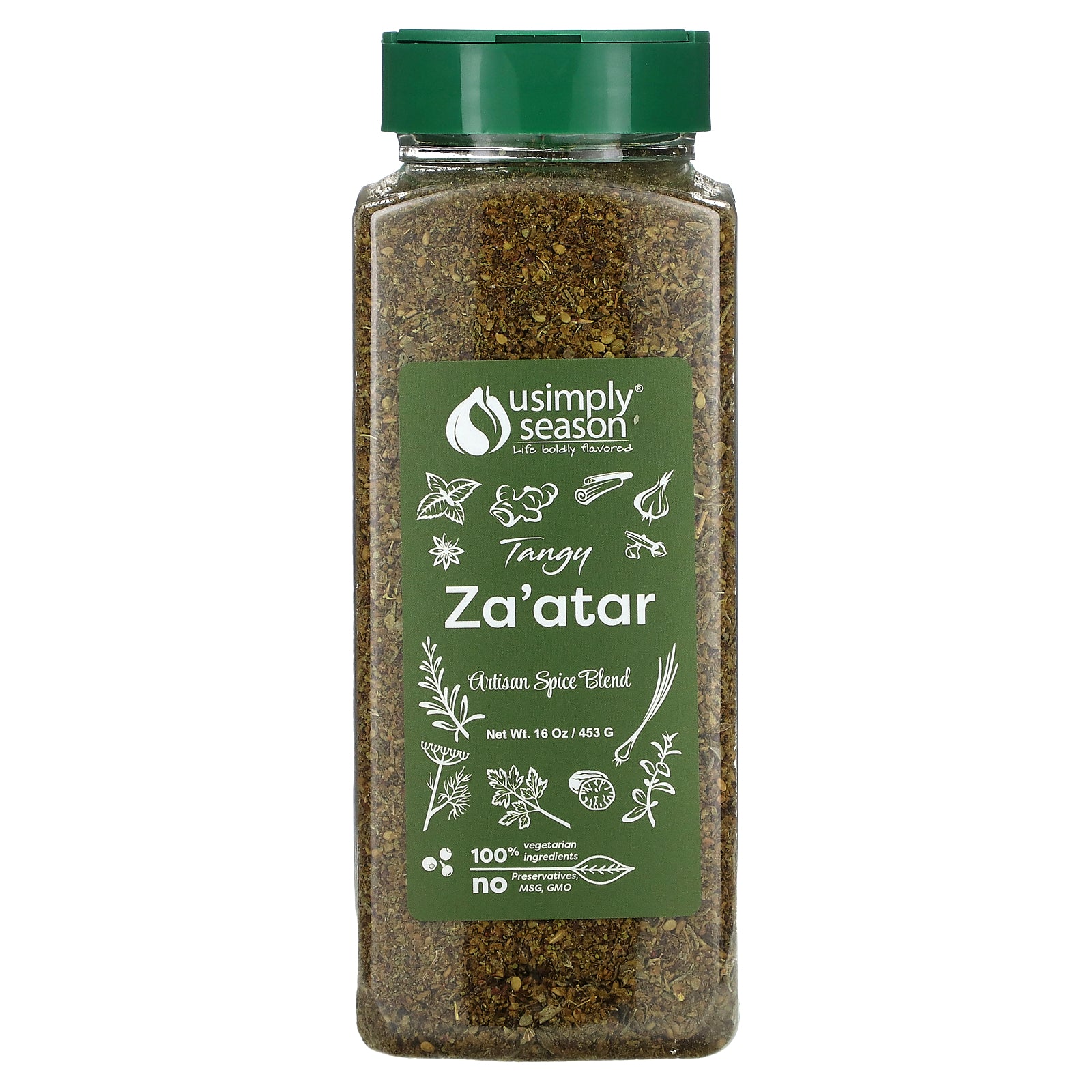 USimplySeason, Tangy Za'atar, 16 oz (453 g)