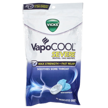 Vicks, VapoCool™ Severe, Max Strength, Winterfrost, 45 Medicated Drops