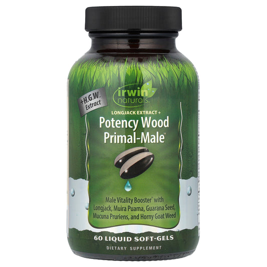 Irwin Naturals, Potency Wood Primal-Male™, 60 Liquid Soft-Gels