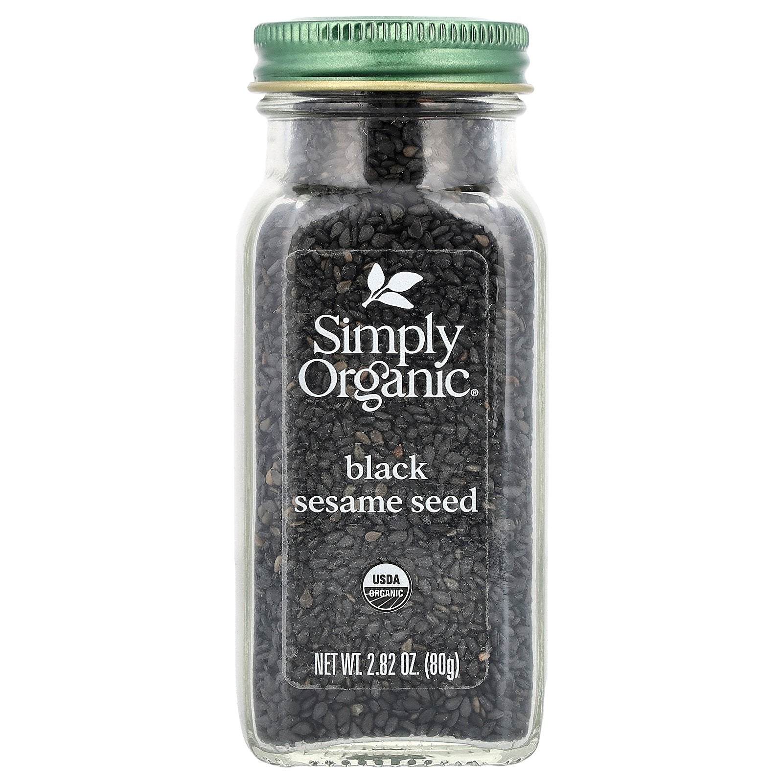Simply Organic, Black Sesame Seed, 2.82 oz (80 g)