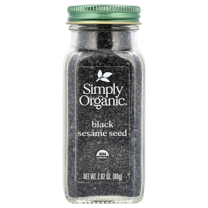 Simply Organic, Black Sesame Seed, 2.82 oz (80 g)