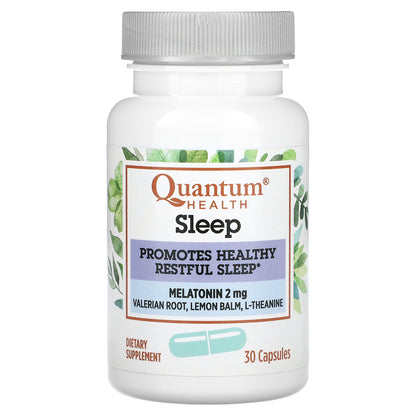 Quantum Health, Sleep, Melatonin, 30 Capsules