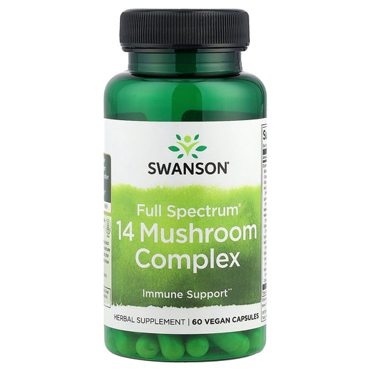 Swanson, Full Spectrum®, 14 Mushroom Complex , 60 Vegan Capsules