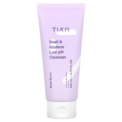 Tiam, Snail & Azulene Low pH Cleanser, 6.76 fl oz (200 ml)