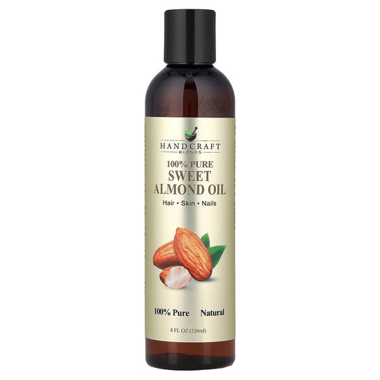Handcraft Blends, 100% Pure Sweet Almond Oil, 8 fl oz (236 ml)