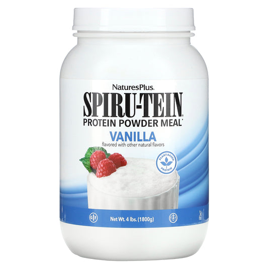 NaturesPlus, Spiru-Tein, Protein Powder Meal, Vanilla, 4 lbs (1,800 g)