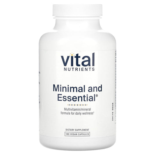 Vital Nutrients, Minimal and Essential, 180 Vegan Capsules