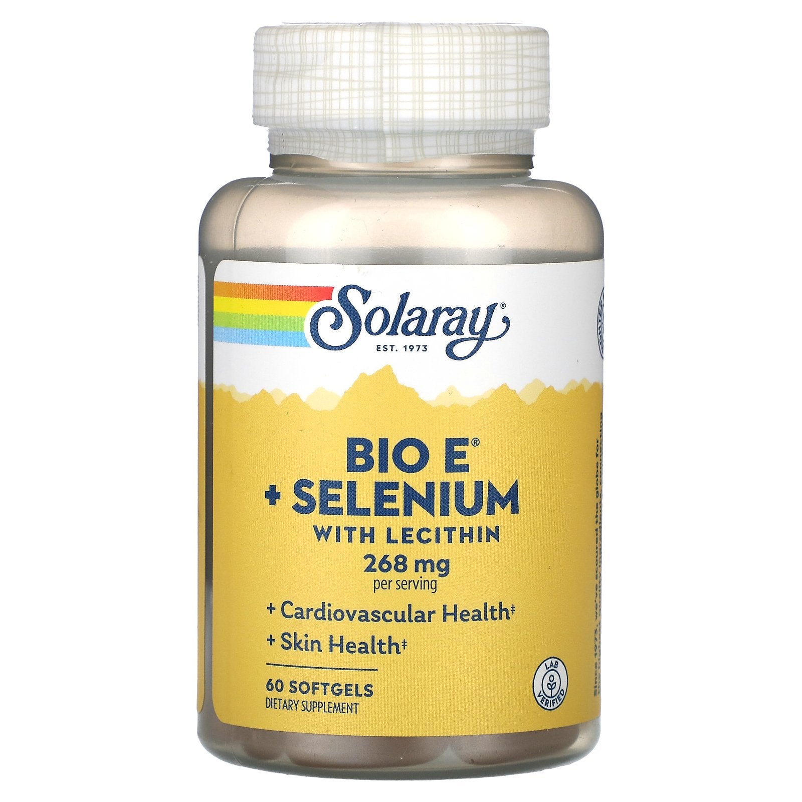 Solaray, Bio E + Selenium with Lecithin, 60 Softgels