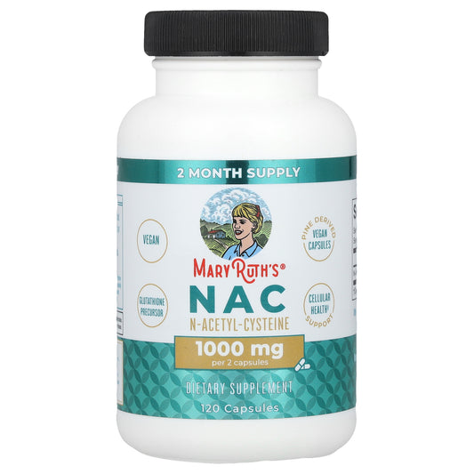 MaryRuth's, NAC, 1,000 mg, 120 Capsules (500 mg per Capsule)