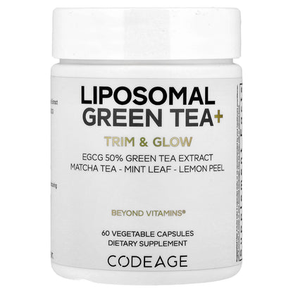 Codeage, Liposomal Green Tea+, 60 Vegetable Capsules